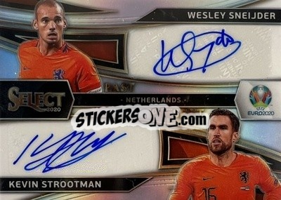 Sticker Kevin Strootman/Wesley Sneijder - Select UEFA Euro Preview 2020
 n. PP-NED - Panini