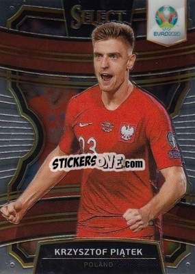Sticker Krzysztof Piatek - Select UEFA Euro Preview 2020
 n. 22 - Panini