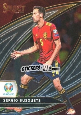 Sticker Sergio Busquets - Select UEFA Euro Preview 2020
 n. 250 - Panini