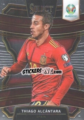 Sticker Thiago Alcantara - Select UEFA Euro Preview 2020
 n. 38 - Panini