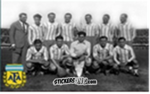 Sticker Team Photo - Uruguay 1930
 n. 3 - CONTINENCIA VI
