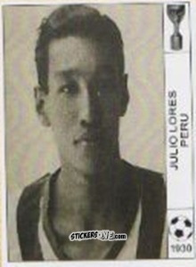 Figurina Julio Lores - World Cup Jules Rimet-Uruguay 1930 n. 101 - AM