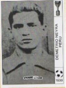 Cromo Demetrio Neyra - World Cup Jules Rimet-Uruguay 1930 n. 102 - AM