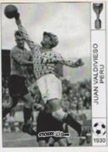Cromo Juan Valdivieso - World Cup Jules Rimet-Uruguay 1930 n. 103 - AM