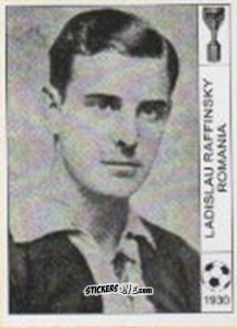 Cromo Ladislau Raffinsky - World Cup Jules Rimet-Uruguay 1930 n. 108 - AM