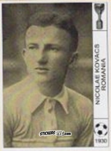 Cromo Nicolae Kovacs - World Cup Jules Rimet-Uruguay 1930 n. 109 - AM
