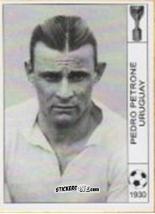 Cromo Pedro Petrone - World Cup Jules Rimet-Uruguay 1930 n. 123 - AM