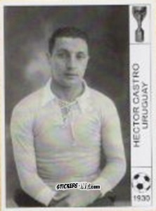 Figurina Hector Castro - World Cup Jules Rimet-Uruguay 1930 n. 124 - AM