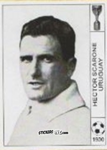 Figurina Hector Scarone - World Cup Jules Rimet-Uruguay 1930 n. 125 - AM