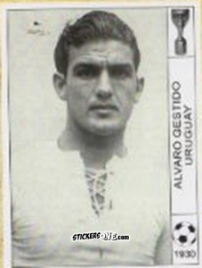 Sticker Alvaro Qestido - World Cup Jules Rimet-Uruguay 1930 n. 126 - AM