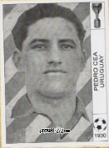 Sticker Pedro Cea - World Cup Jules Rimet-Uruguay 1930 n. 127 - AM