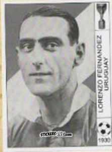 Cromo Lorenzo Fernandez - World Cup Jules Rimet-Uruguay 1930 n. 130 - AM