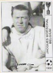 Cromo Jacques Moeschal - World Cup Jules Rimet-Uruguay 1930 n. 144 - AM