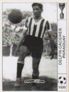 Cromo Delfin Caceres - World Cup Jules Rimet-Uruguay 1930 n. 151 - AM
