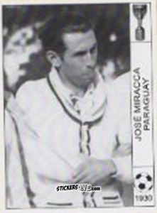 Figurina Jose Miracca - World Cup Jules Rimet-Uruguay 1930 n. 153 - AM