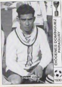 Figurina Diogenes Dominguez - World Cup Jules Rimet-Uruguay 1930 n. 157 - AM