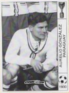 Figurina Aurelio Gonzalez - World Cup Jules Rimet-Uruguay 1930 n. 158 - AM