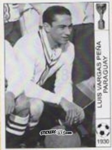 Figurina Luis Vargas Pena - World Cup Jules Rimet-Uruguay 1930 n. 159 - AM