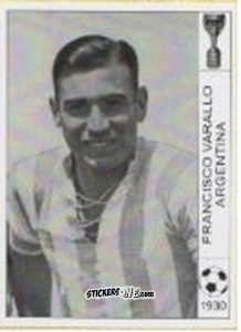 Cromo Francisco Varallo - World Cup Jules Rimet-Uruguay 1930 n. 16 - AM