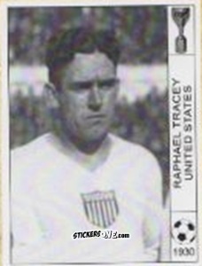 Figurina Raphael Tracey - World Cup Jules Rimet-Uruguay 1930 n. 168 - AM