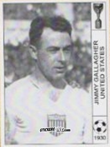 Cromo Jimmy Gallagher - World Cup Jules Rimet-Uruguay 1930 n. 169 - AM