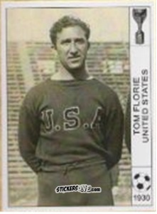 Cromo Tom Florie - World Cup Jules Rimet-Uruguay 1930 n. 170 - AM