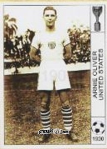 Cromo Arnie Oliver - World Cup Jules Rimet-Uruguay 1930 n. 171 - AM