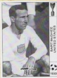Figurina Bart Mcghee - World Cup Jules Rimet-Uruguay 1930 n. 173 - AM