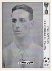 Cromo Natalio Perinetti - World Cup Jules Rimet-Uruguay 1930 n. 19 - AM