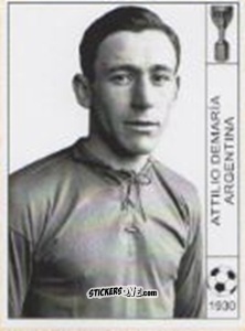 Figurina Attilio Demaria - World Cup Jules Rimet-Uruguay 1930 n. 21 - AM