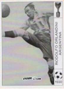 Figurina Rodolfo Orlandini - World Cup Jules Rimet-Uruguay 1930 n. 22 - AM