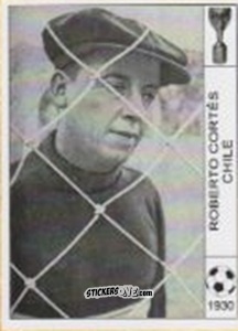 Figurina Roberto Cortes - World Cup Jules Rimet-Uruguay 1930 n. 25 - AM