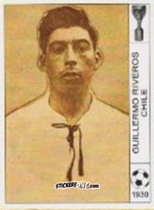 Cromo Guillermo Riveros - World Cup Jules Rimet-Uruguay 1930 n. 26 - AM