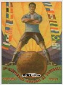 Figurina Alternative Poster 2 - World Cup Jules Rimet-Uruguay 1930 n. 4 - AM
