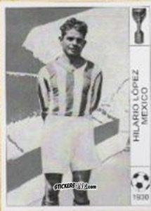 Cromo Hilario Lopez - World Cup Jules Rimet-Uruguay 1930 n. 48 - AM