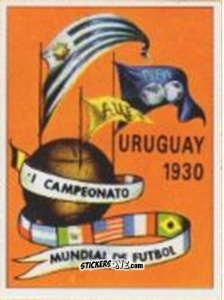 Figurina Alternative Poster 3 - World Cup Jules Rimet-Uruguay 1930 n. 5 - AM