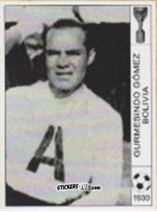 Figurina Gurmesindo Gomez - World Cup Jules Rimet-Uruguay 1930 n. 57 - AM