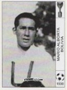 Sticker Mario Alborta - World Cup Jules Rimet-Uruguay 1930 n. 58 - AM