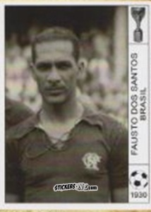 Figurina Fausto Dos Santos - World Cup Jules Rimet-Uruguay 1930 n. 74 - AM
