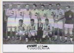 Figurina Yugoslavia - World Cup Jules Rimet-Uruguay 1930 n. 79 - AM