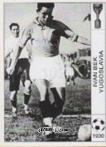 Figurina Ivan Bek - World Cup Jules Rimet-Uruguay 1930 n. 84 - AM