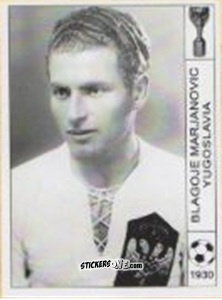 Figurina Blagoje Marlanovic - World Cup Jules Rimet-Uruguay 1930 n. 85 - AM