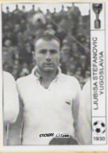 Cromo Ljubija Stefanovic - World Cup Jules Rimet-Uruguay 1930 n. 90 - AM