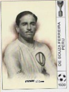 Figurina De Souza Ferreira - World Cup Jules Rimet-Uruguay 1930 n. 99 - AM