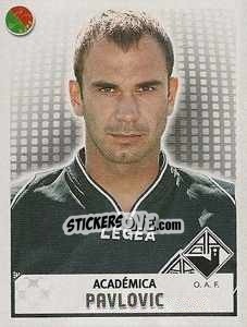 Figurina Pavlovic - Futebol 2007-2008 n. 10 - Panini