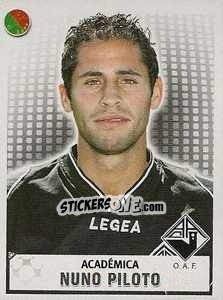 Figurina Nuno Piloto - Futebol 2007-2008 n. 12 - Panini