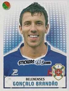 Sticker Goncalo Brandao - Futebol 2007-2008 n. 27 - Panini