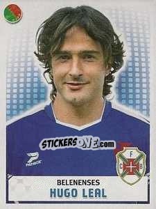 Sticker Hugo Leal - Futebol 2007-2008 n. 32 - Panini
