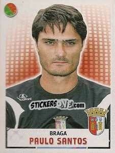 Sticker Paulo Santos - Futebol 2007-2008 - Panini