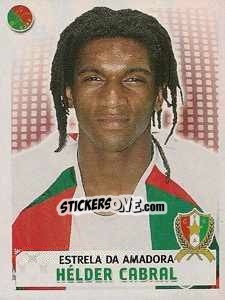 Cromo Helder Cabral - Futebol 2007-2008 - Panini